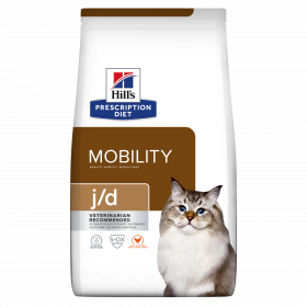 Hills Prescription Diet j/d - диета за котка с остеоартритни заболявания 1,5 кг.
